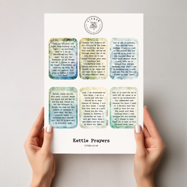 This is Volume 2 of our beloved collection, featuring 12 new simple, "breath prayers" designed to be read in 60 seconds or less, anchoring you right in the middle of your actual life.